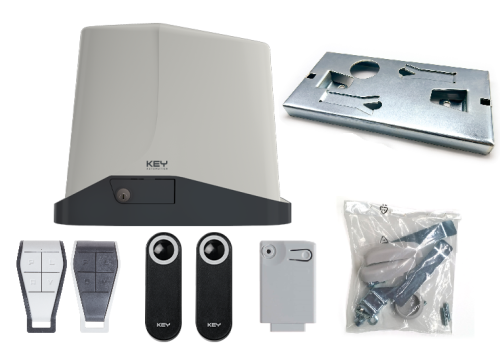 Przejdź do produktu Napęd do bramy przesuwnej KEY TURBO S 900kg 230Vac TUS92 